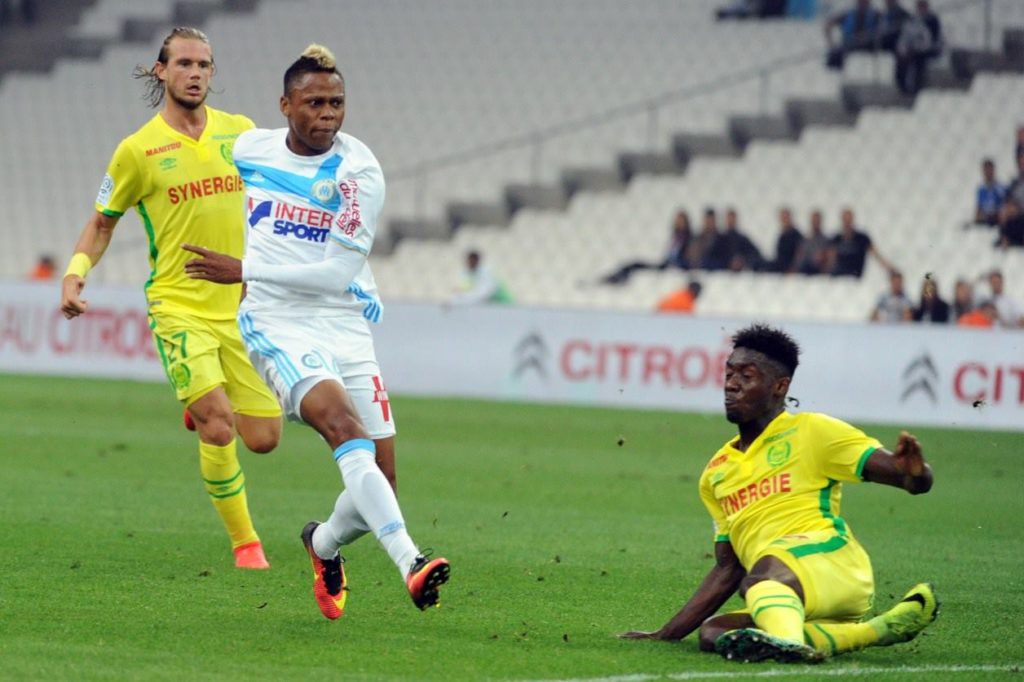 But Clinton NJIE (22') / Olympique de Marseille - FC Nantes (2-1 ...