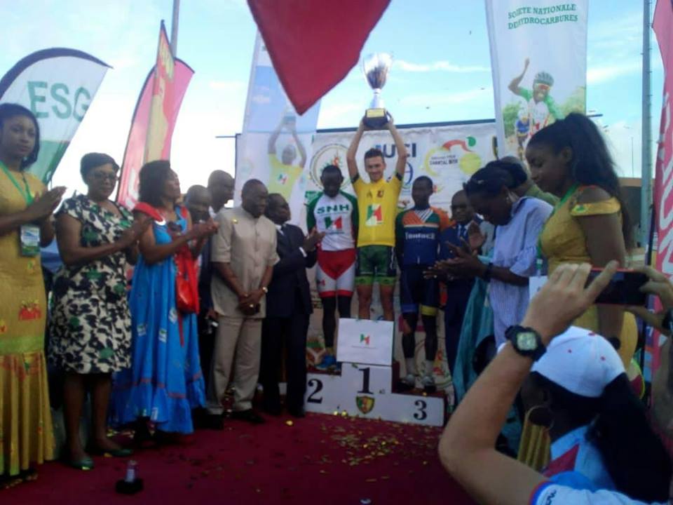 Photo de Grand Prix Cycliste international Chantal Biya 2018 : Le slovaque Bellan Juraj remporte la compétition