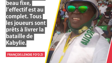 Photo de François Lenoie Fo’o Zi (président de la dynamique des supporters de Coton Sport) : «Les joueurs sont très motivés pour affronter la JSK… »