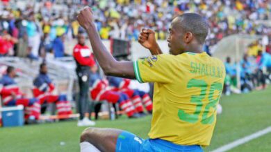 Photo de Eliminatoire CAN Cote d’Ivoire 2023 : Peter Shalulile, l’attaquant Namibien à surveiller