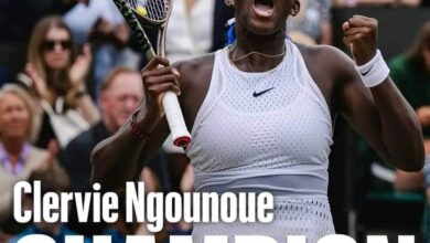 Photo de Clevie Magloire Ngounoue, nouvelle championne junior du simple de Wimbledon