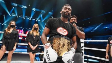 Photo de PFL Paris : Le Franco-Camerounais Cédric Doumbé démolit Jordan Zebo en neuf secondes