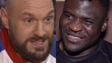 Photo de Tyson Fury : « quand je me battais contre N’Gannou, c’était une inadéquation… il doit se mettre à genoux et m’embrasser les pieds pour ce que j’ai fait de lui »