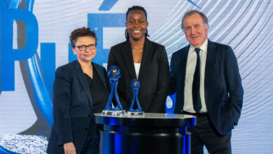 Photo de Trophées D1 Arkema : La gardienne nigériane du Paris FC, Chiamaka Nnadozie remporte deux prix